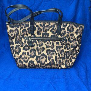 NWOT Michael Kors Leopard Print Tote